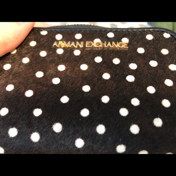 Polka Dot Armani Exchange Change Purse - Picture 3 of 3